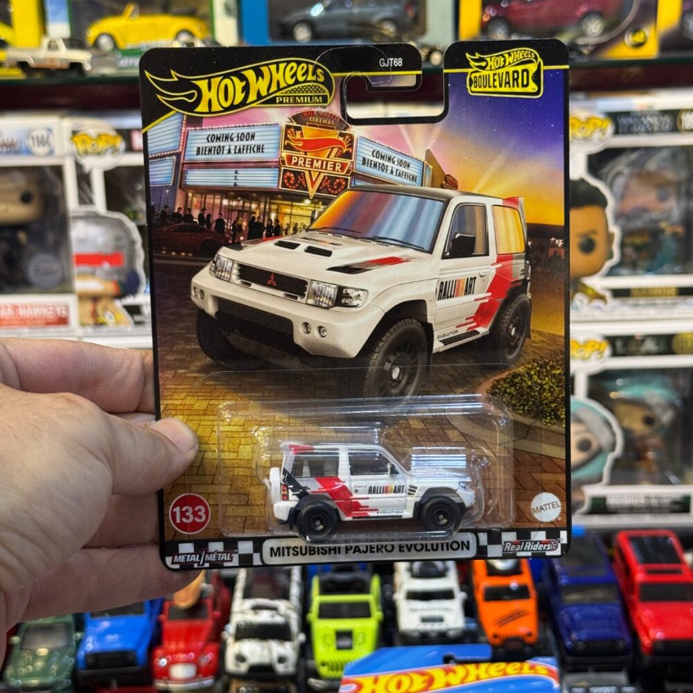 ماکت ماشین هات ویلز پرمیوم مدل MITSUBISHI PAJERO EVOLUTION