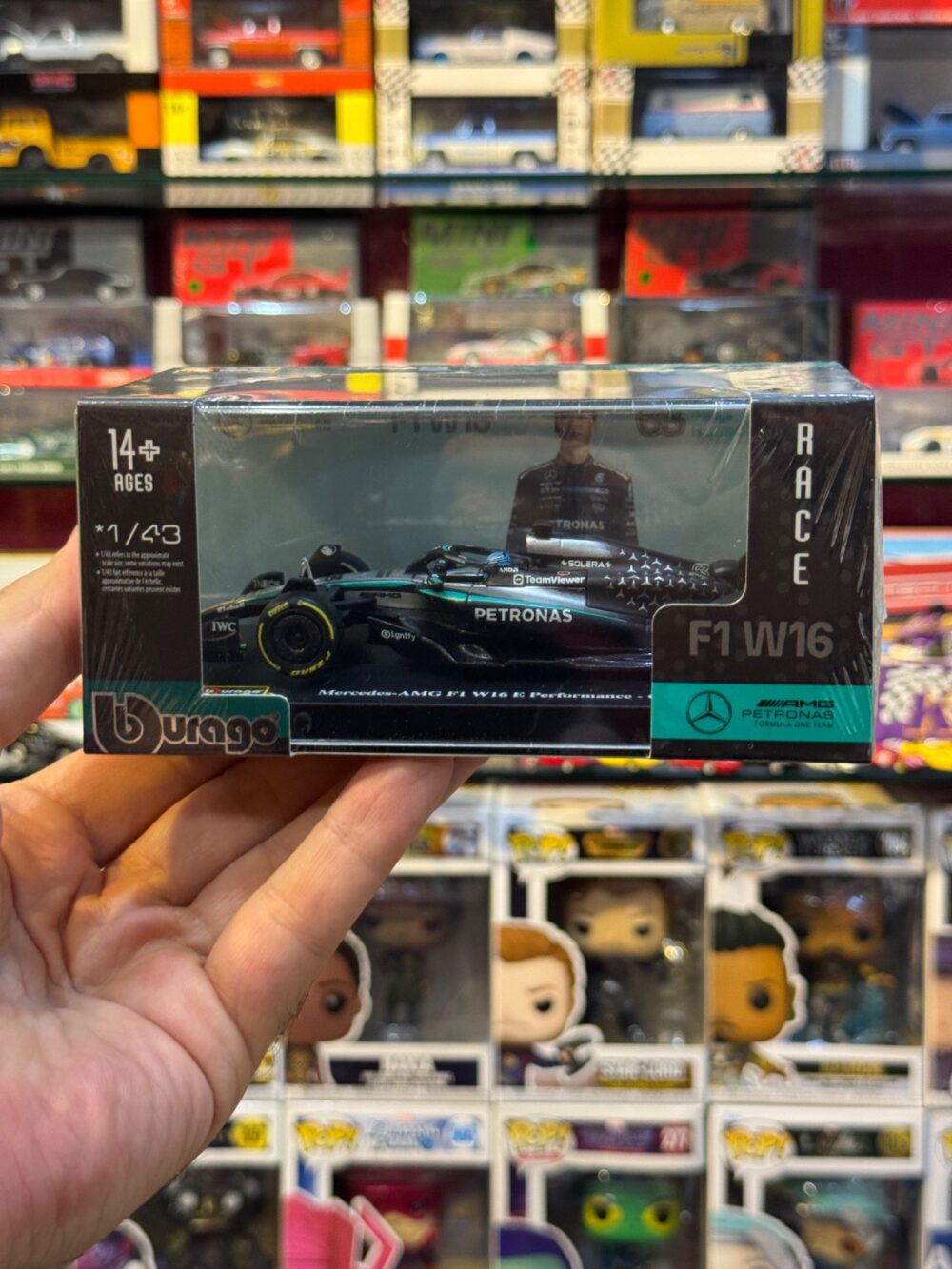 ماشین فلزی فرمول یک Mercedes-AMG W16 جورج راسل