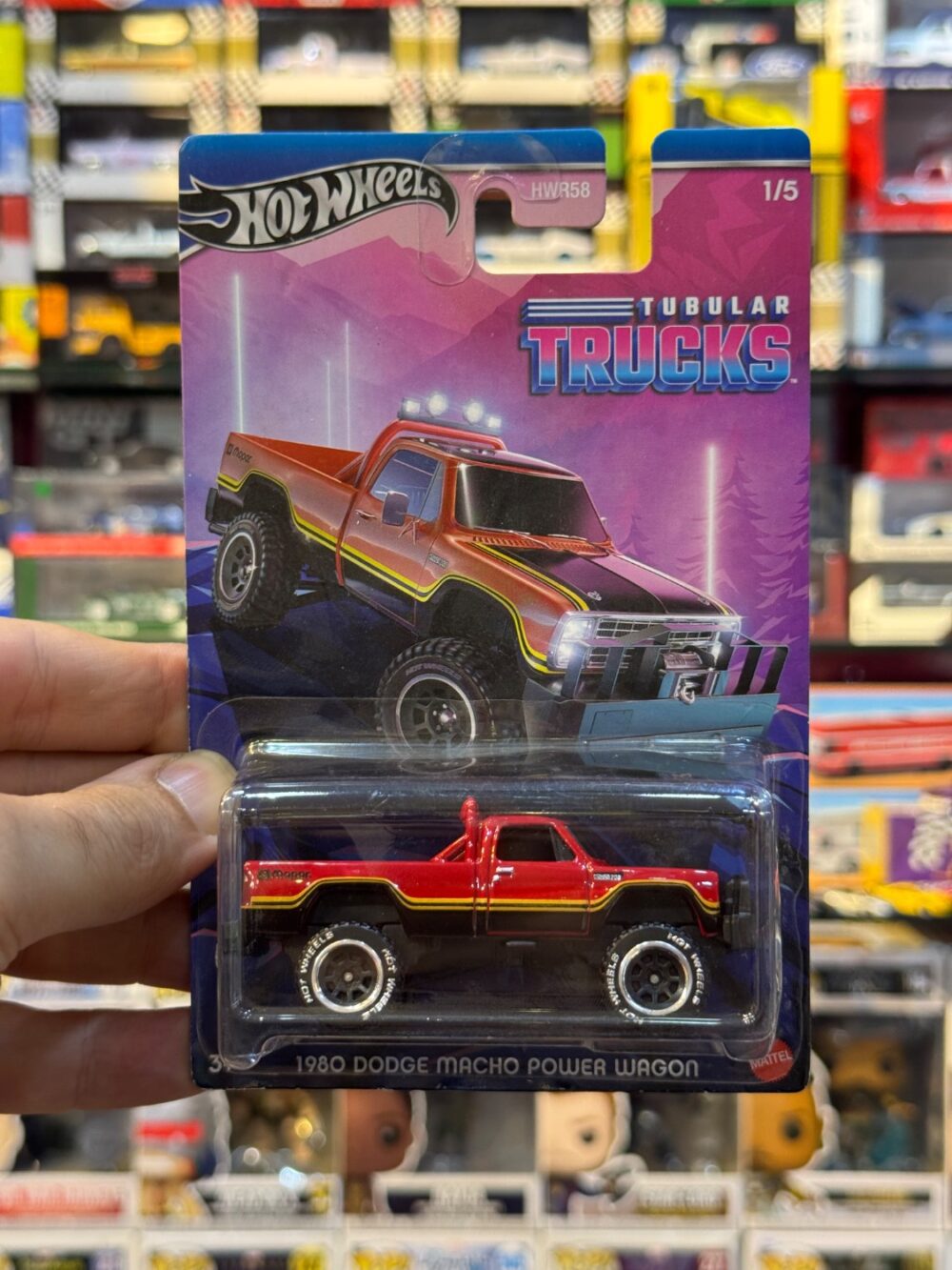 ماکت ماشین هات ویلز مدل 1980Dodge Macho Power Wagon