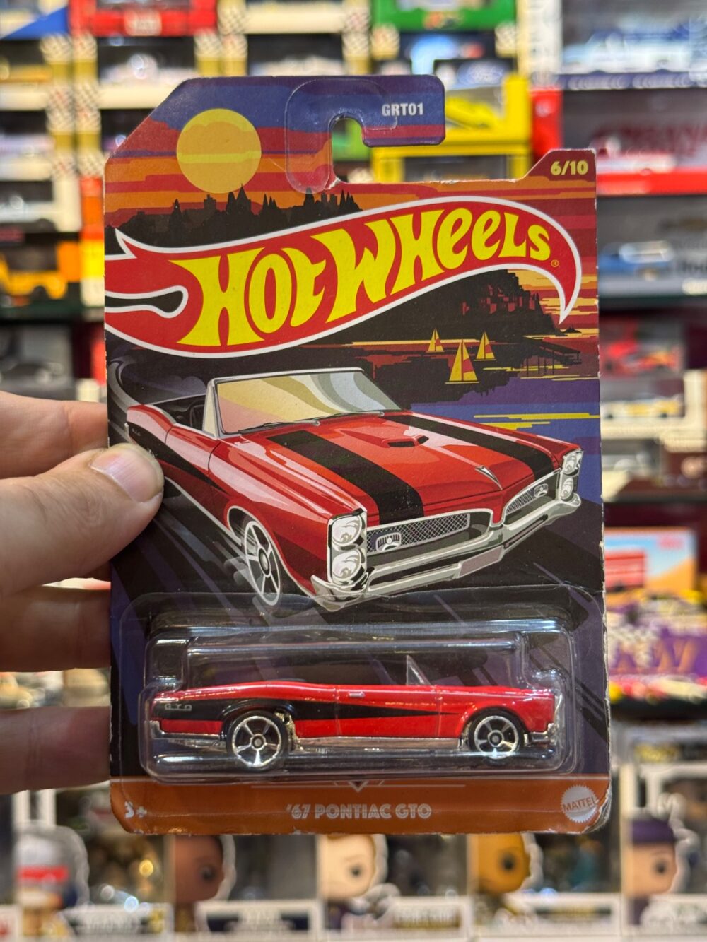 ماکت ماشین هات ویلز مدل 67Pontiac GTO