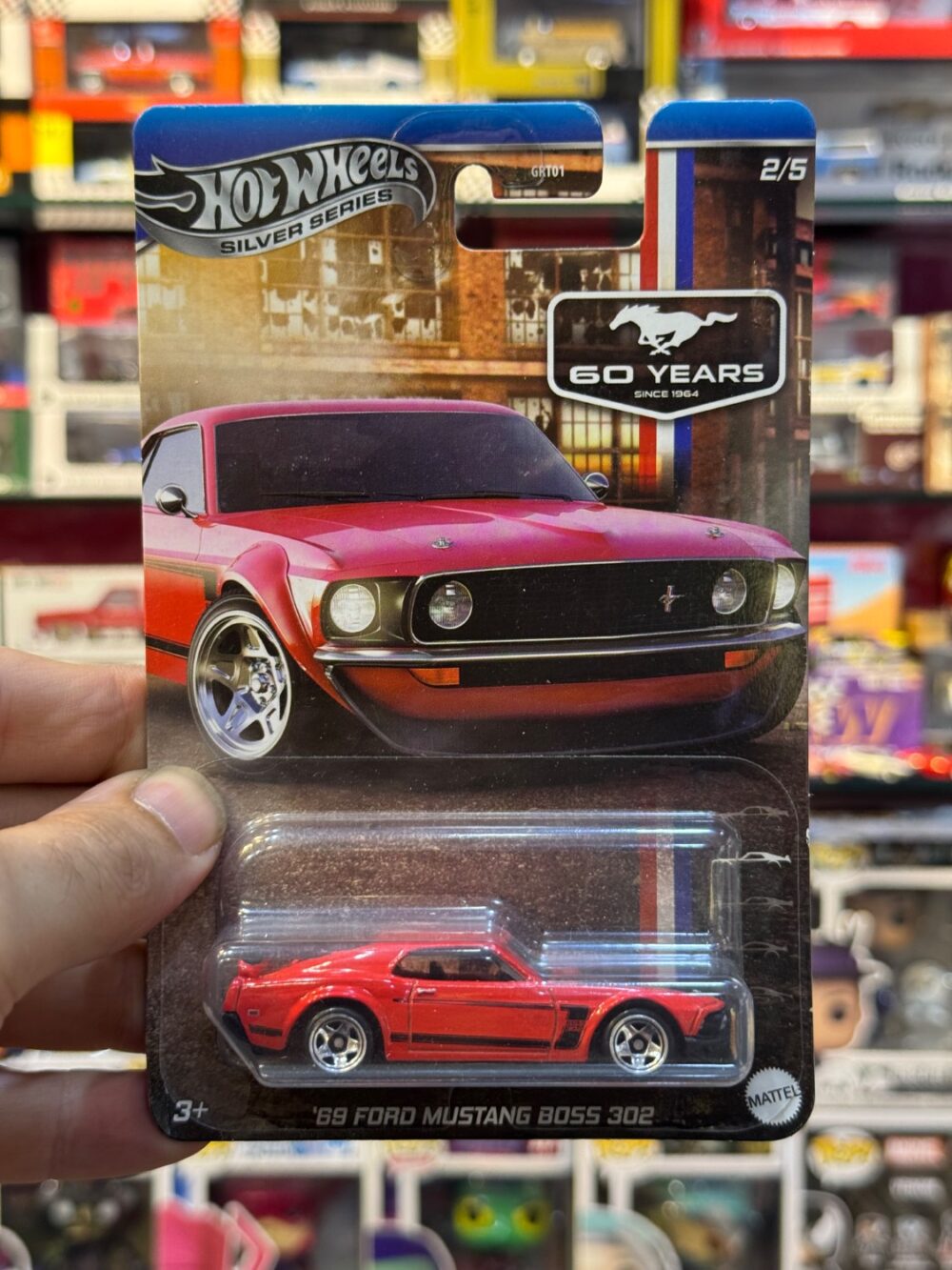 ماکت ماشین هات ویلز مدل 69Ford Mustang Boss 302