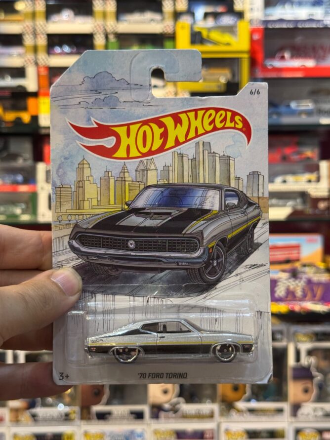 ماکت ماشین هات ویلز مدل 70Ford Torino