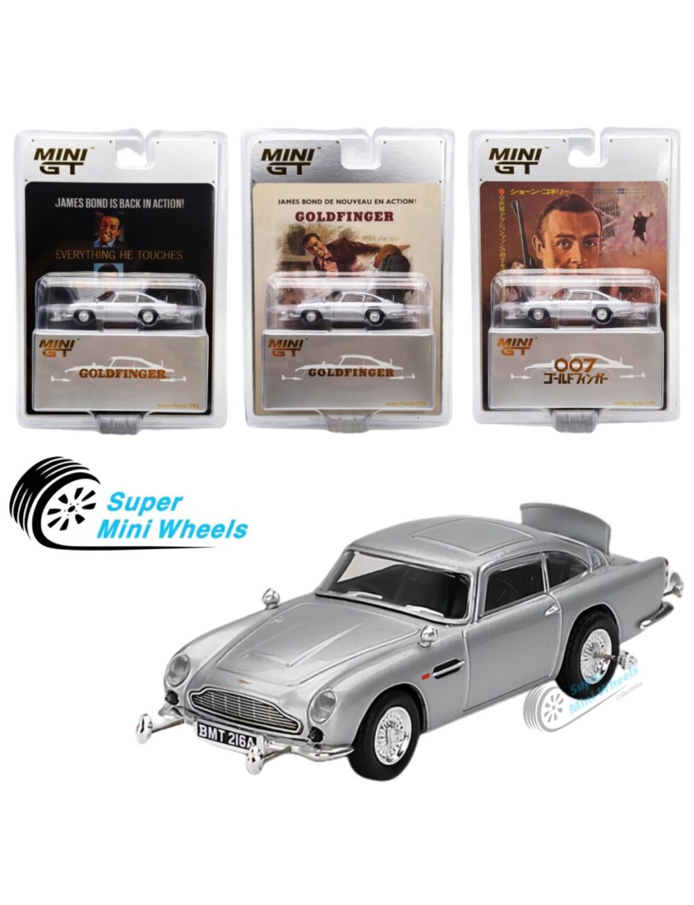 ماکت فلزی استون مارتین DB5 Goldfinger 007 Series ( سری جیمز باند ) - Image 11