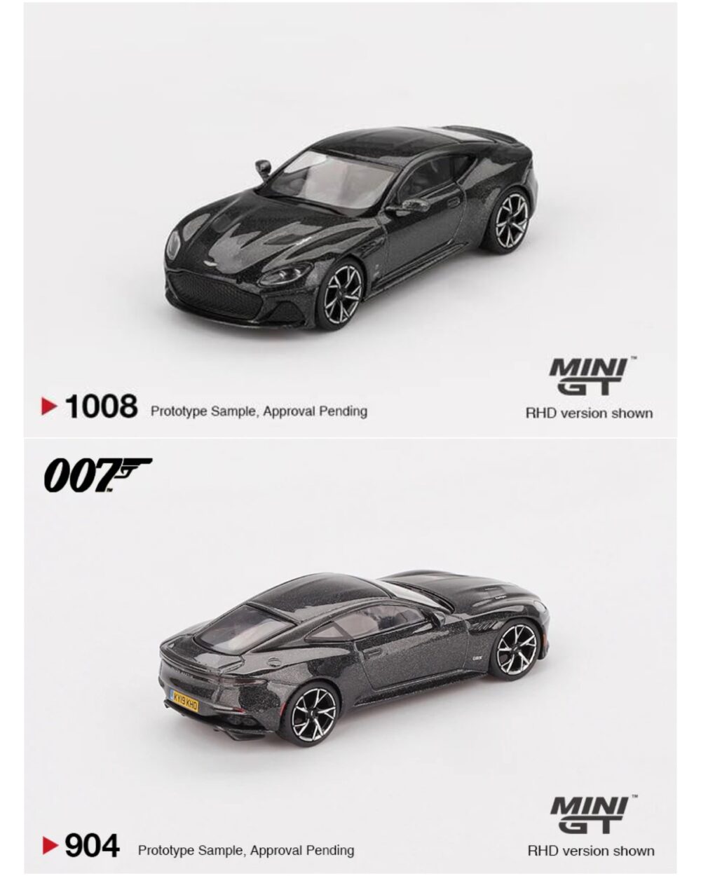 ماکت فلزی استون مارتین DBS ( سری جیمز باند No Time To Die )
