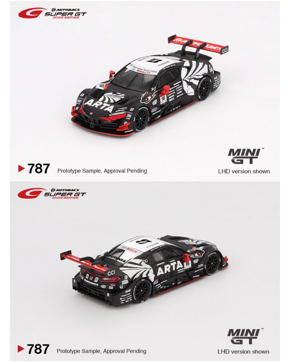 ماکت فلزی هوندا Honda NSX-GT Type S GT500 ARTA MUGEN - Image 2