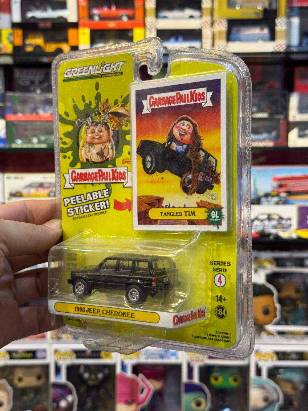 ماکت فلزی جیپ چروکی۱۹۹۳ Garbage Pail Kids - Image 4