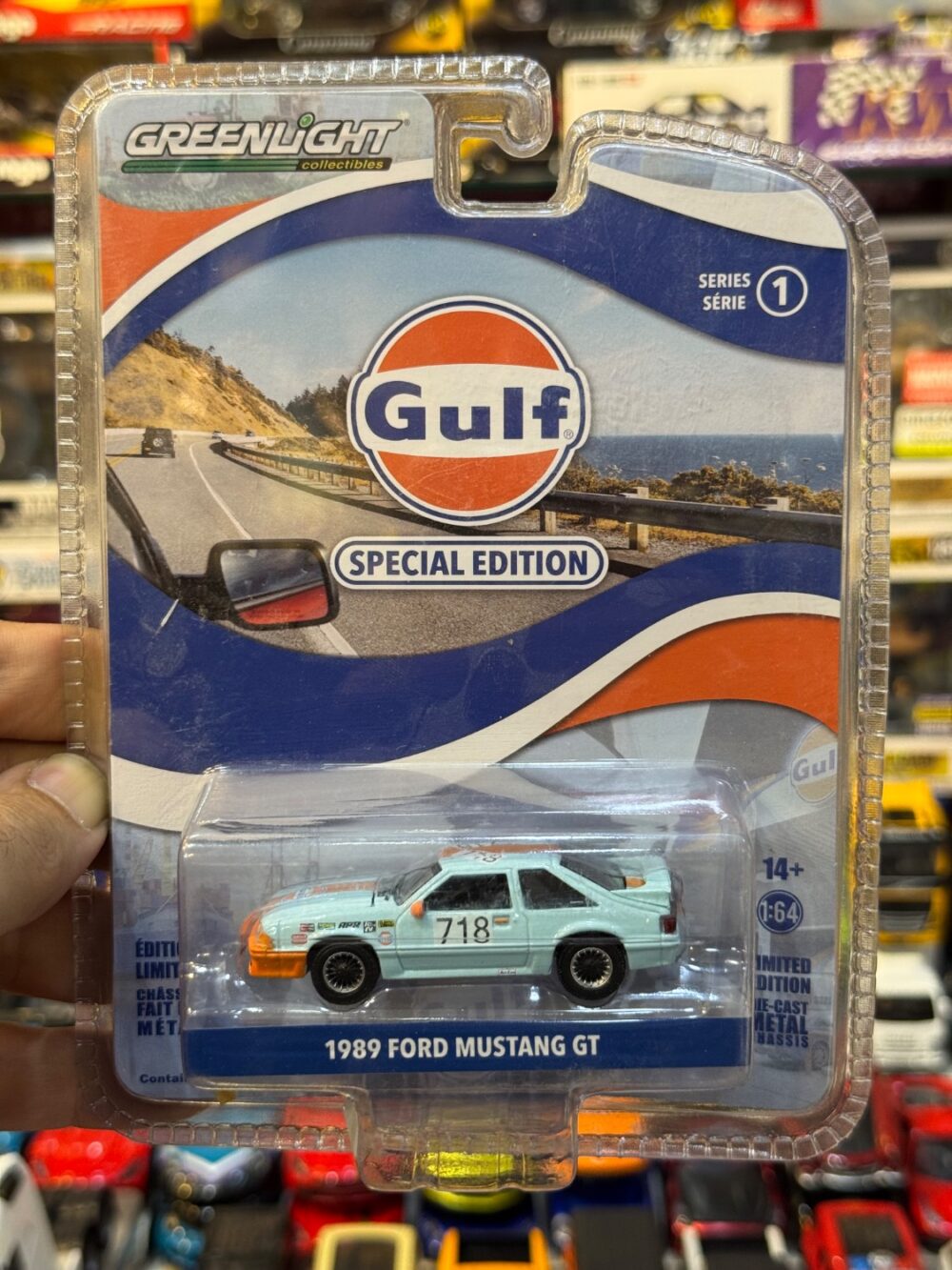 ماکت فلزی فورد ماستنگ GT سری Gulf