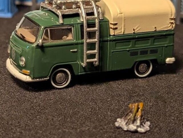 ماکت فلزی فولکس واگن تایپ ۲ ۱۹۶۹ camper shell