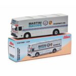 ماکت فلزی مرسدس بنز O 317 ویژه حمل ماشین مسابقه ای پورشه Martini Racing livery