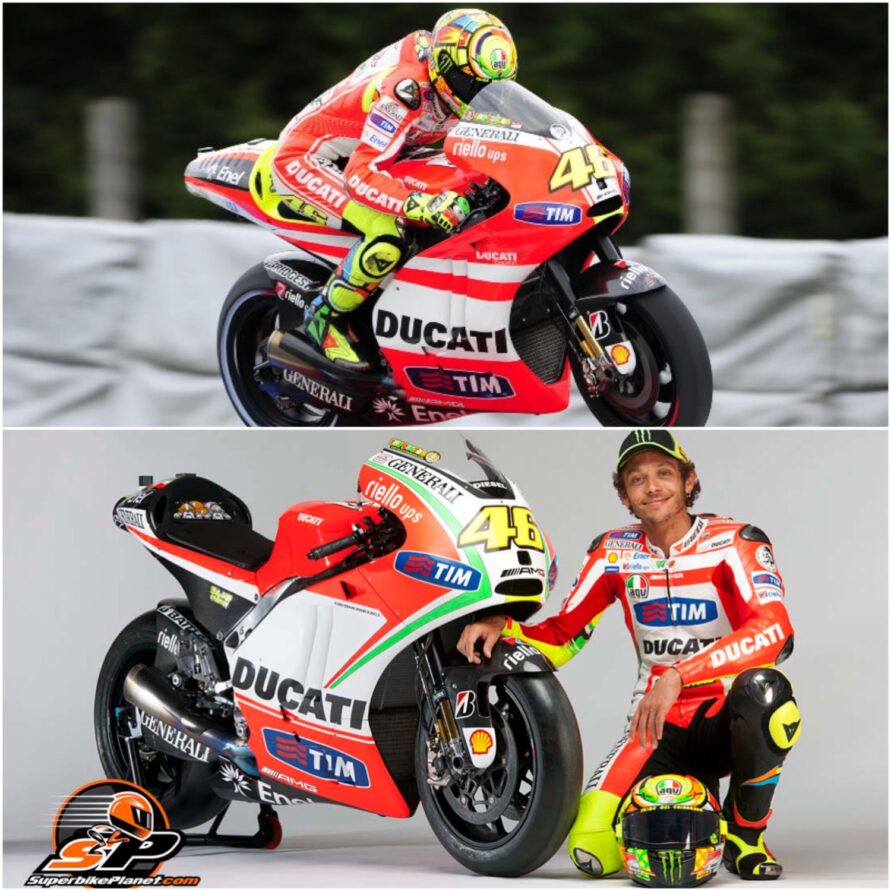 ماکت فلزی موتور دوکاتی Valentino Rossi Desmosedici GP11