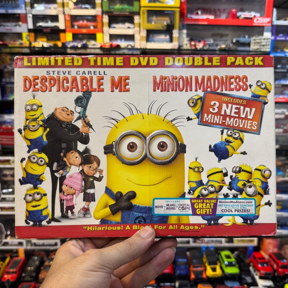 پک کلکسیونی دو عددی دی وی دی های اورجینال انیمیشن مینیون ها Despicable Me / Minion Madness