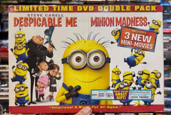 پک کلکسیونی دو عددی دی وی دی های اورجینال انیمیشن مینیون ها Despicable Me / Minion Madness