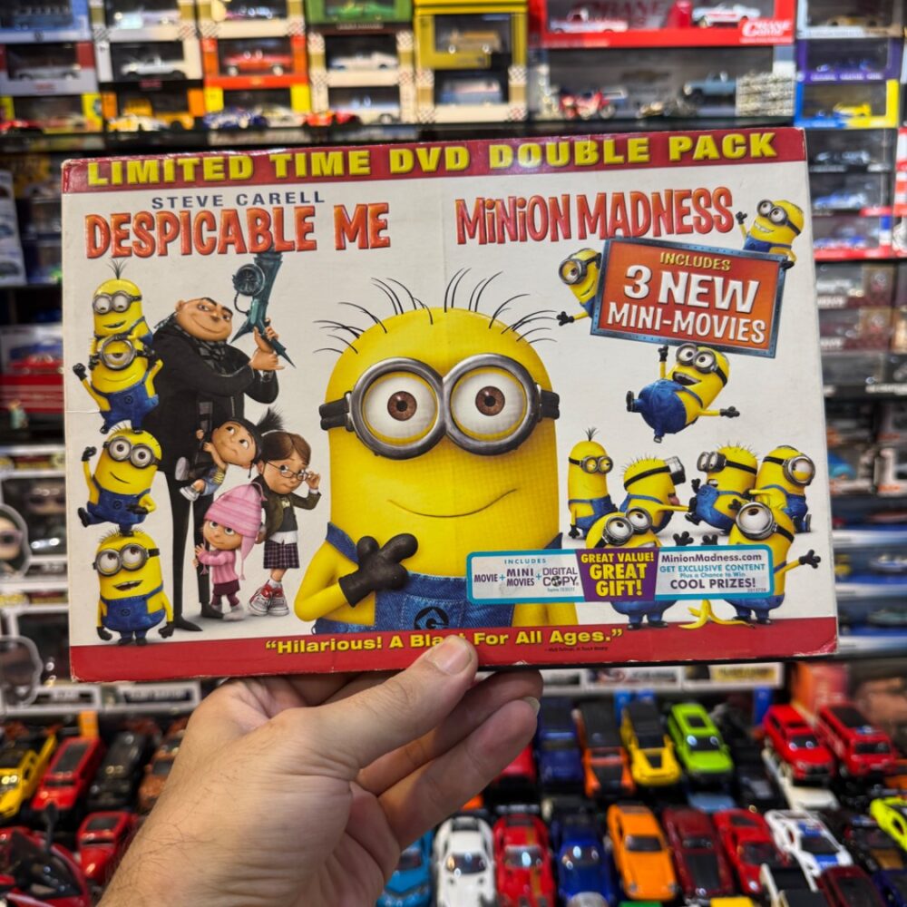 پک کلکسیونی دو عددی دی وی دی های اورجینال انیمیشن مینیون ها Despicable Me / Minion Madness