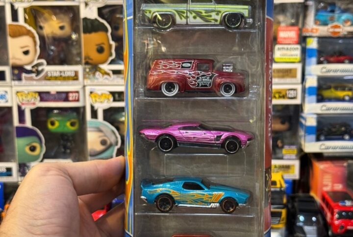 کالکشن ۵ عددی ماکت های فلزی سری HOTWHEELS FLAMES